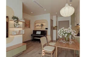 Thiết kế căn hộ 2 phòng ngủ tại Sky Forest - Mr Quỳnh