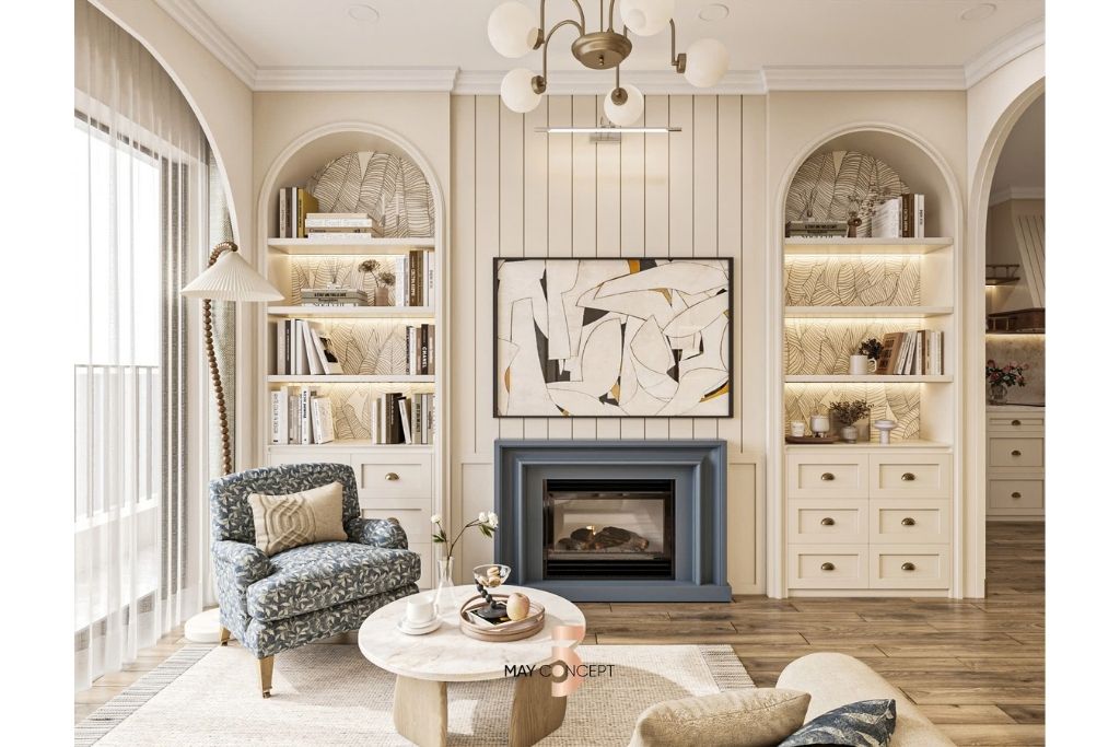 Thiết kế phong cách Farmhouse Ms Ánh 3PN - Sky Forest Ecopark