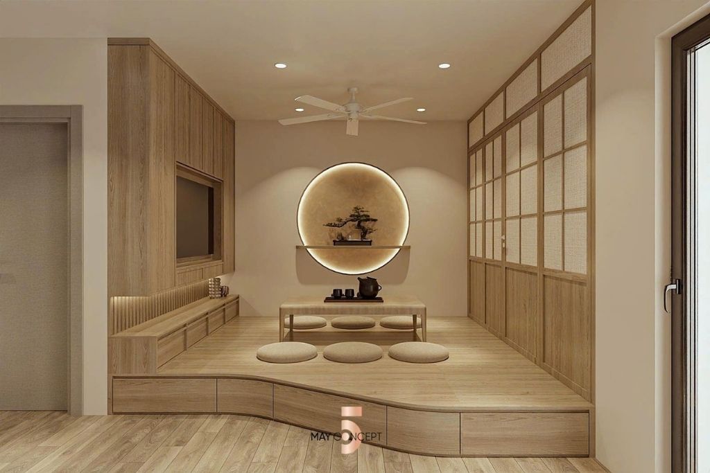 THIẾT KẾ 1 NGỦ MS. THẢO PHONG CÁCH JAPANDI TẠI SKY FOREST ECOPARK