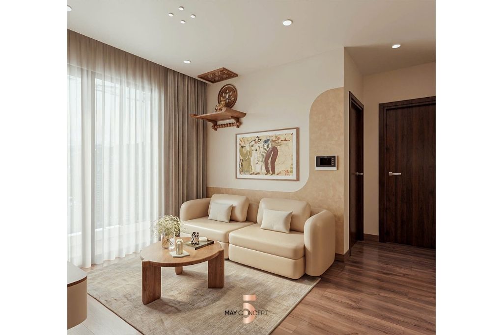 Thiết kế căn hộ 2 phòng ngủ trục ZR1.xx02 The Zurich Ocean Park - Mr Cường