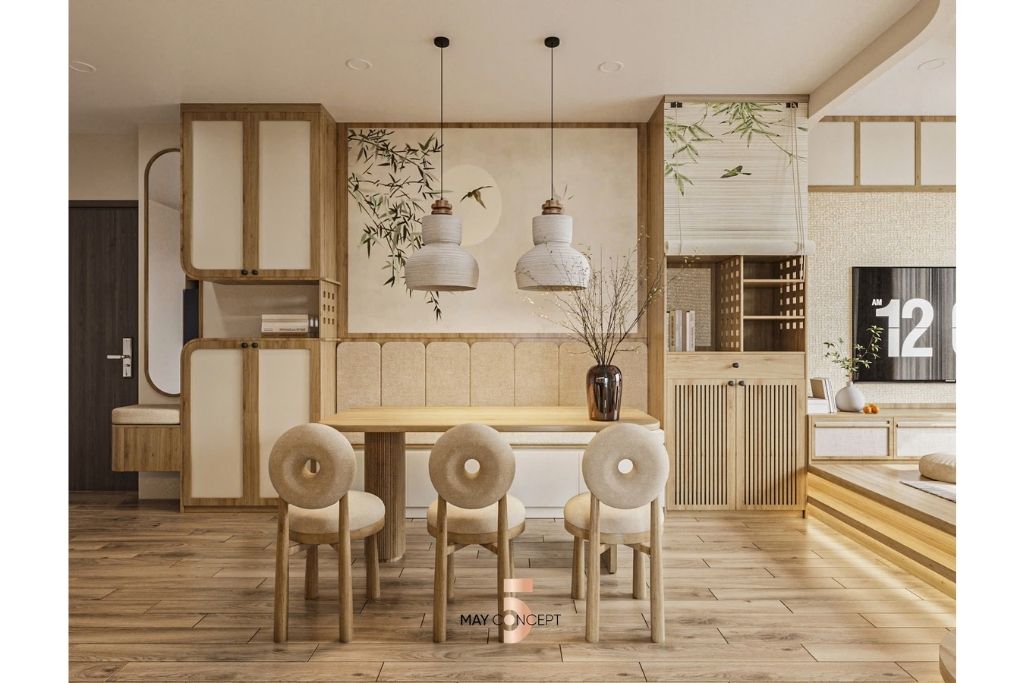 Thiết kế phong cách Japandi tại Fibonan - CĐT: Mr Long