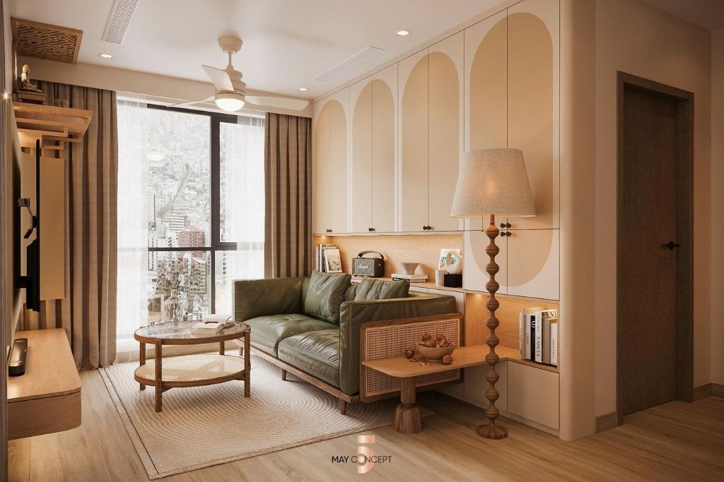 Thiết kế căn hộ 2PN Ms.Tuyền  - Sky Forest Ecopark