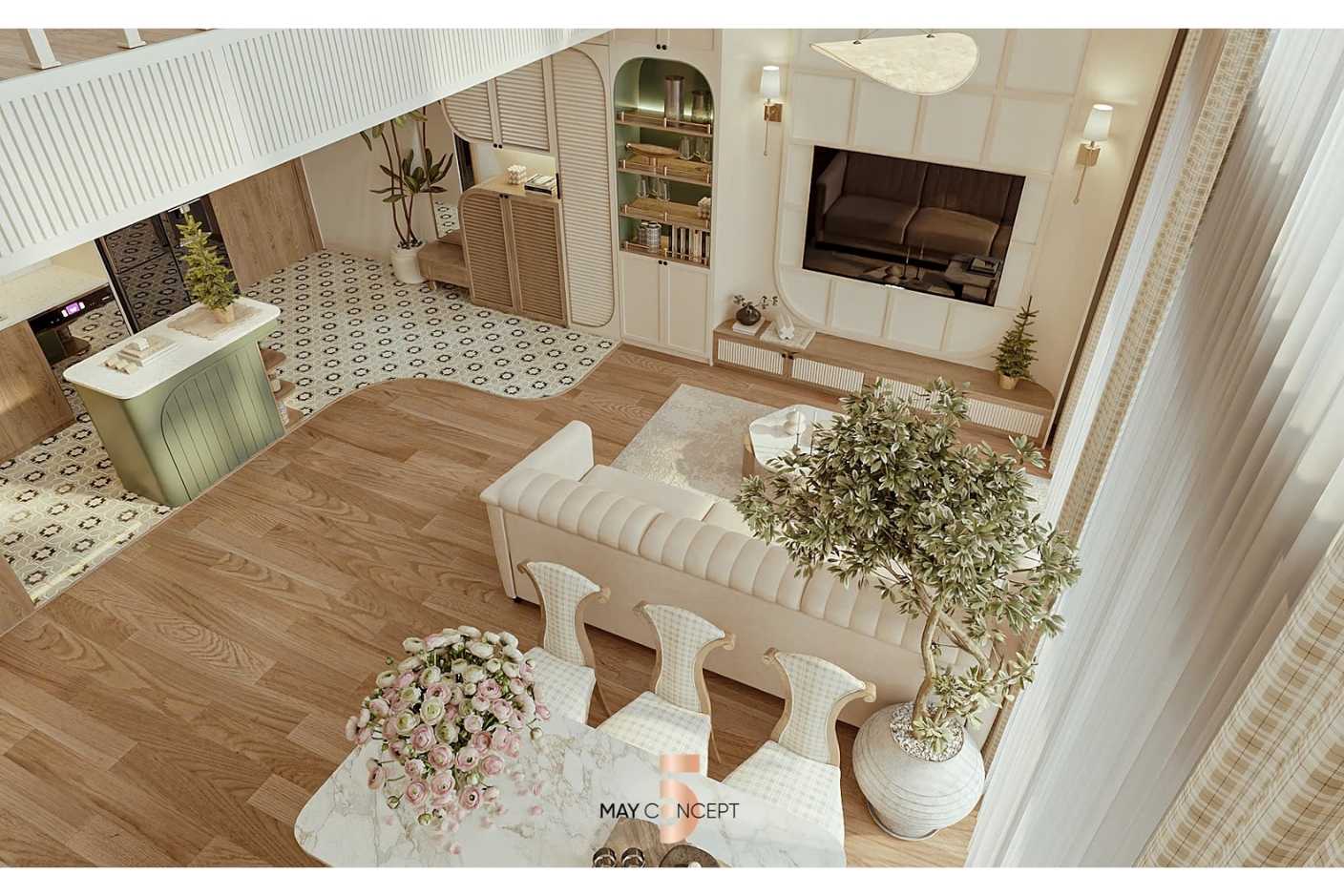 THIẾT KẾ MEZZA MR CƯỜNG S: 180M2  - SKY FOREST ECOPARK