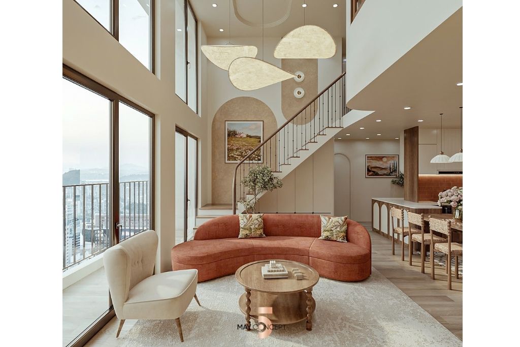 THIẾT KẾ PENTHOUSE Ms. LAN ANH - S: 130M2 - SKYFOREST ECOPARK