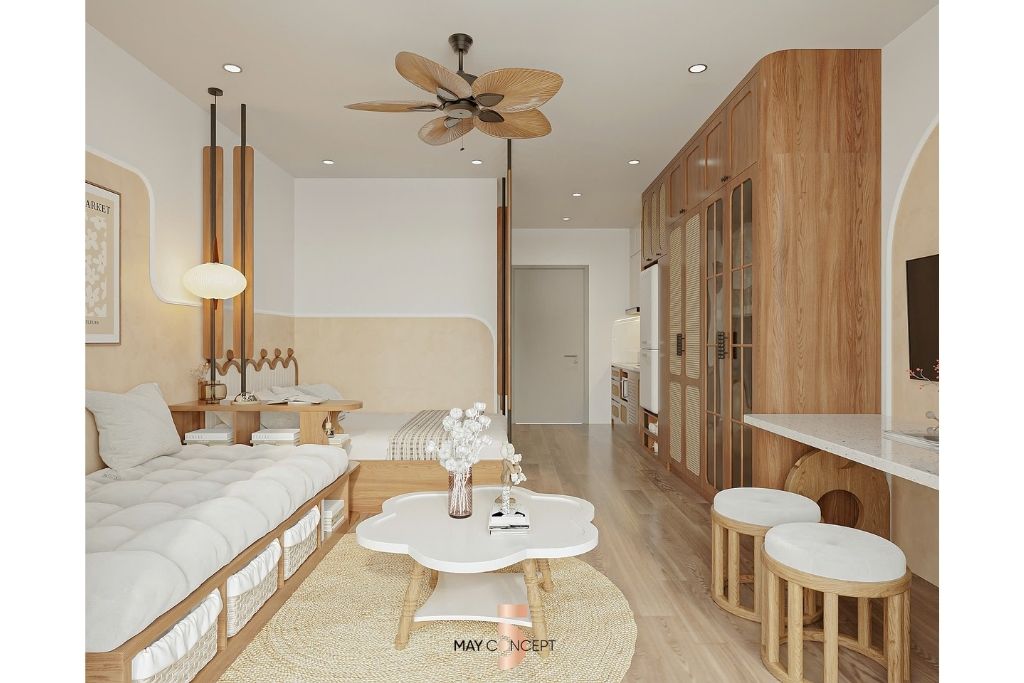 THIẾT KẾ CHUỖI HOMESTAY STUDIO MS YẾN SKY FOREST ECOPARK