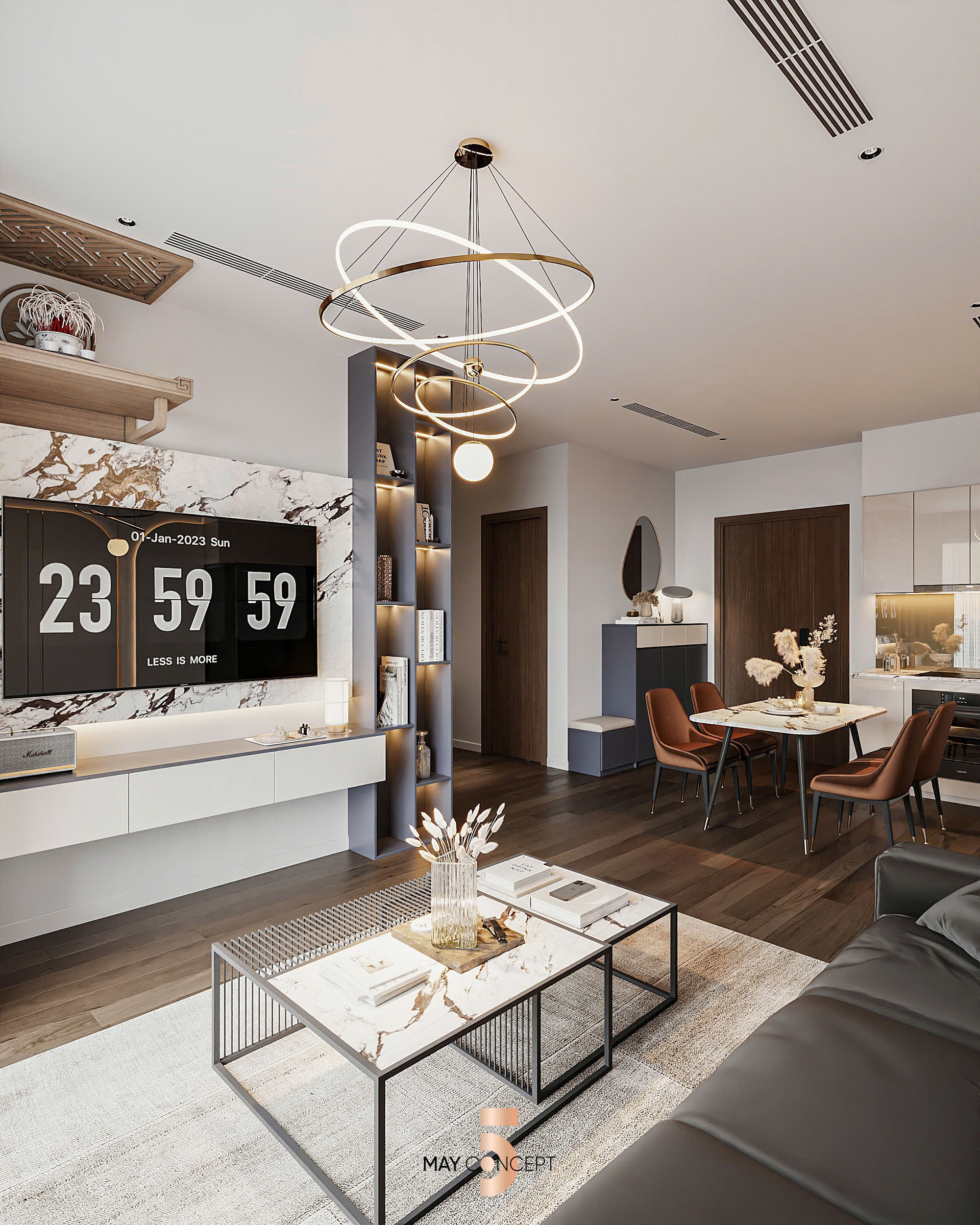 Vinhomes Ocean Park - Thiết kế Phong Cách Hiện Đại - Ms Quỳnh Trang