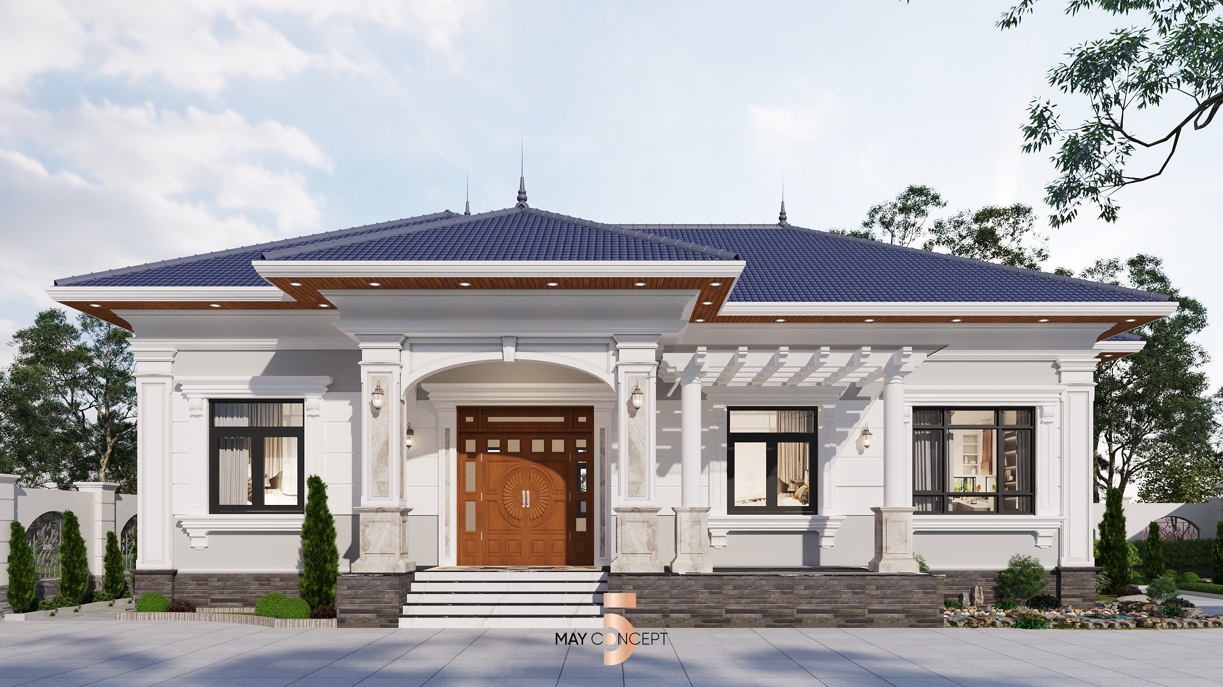Thiết Kế Ngoại Thất Biệt Thự Diện Tích 150m² – Lựa Chọn Tối Ưu Cho Không Gian Sống Hiện Đại